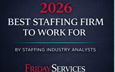 Friday Services Recognized by Staffing Industry Analysts as a 2026 Best Staffing Firm to Work For